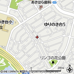 兵庫県三田市ゆりのき台5丁目16周辺の地図