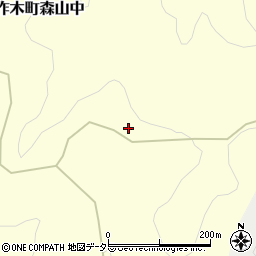 広島県三次市作木町森山中99周辺の地図