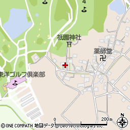 兵庫県加西市東横田町周辺の地図