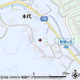 大阪府豊能郡豊能町木代周辺の地図