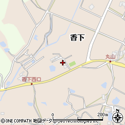 兵庫県三田市香下1909周辺の地図