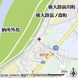 京都府京都市伏見区横大路富ノ森町周辺の地図