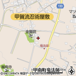 滋賀県甲賀市甲南町竜法師951周辺の地図