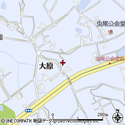 兵庫県三田市大原1042周辺の地図