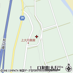 広島県庄原市口和町大月291周辺の地図