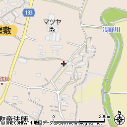 滋賀県甲賀市甲南町竜法師周辺の地図