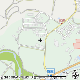 滋賀県甲賀市信楽町牧1103周辺の地図