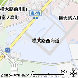 京都府京都市伏見区横大路西海道周辺の地図