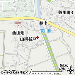 愛知県岡崎市竜泉寺町矢下周辺の地図