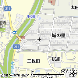 京都府長岡京市城の里24-23周辺の地図