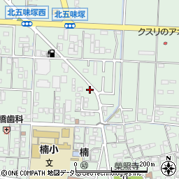 三重県四日市市楠町北五味塚2007周辺の地図