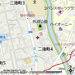 ファミール二池周辺の地図