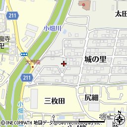 京都府長岡京市城の里24-22周辺の地図