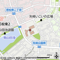 岡崎市総合学習センター体育室周辺の地図