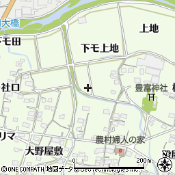 愛知県岡崎市牧平町大門12周辺の地図