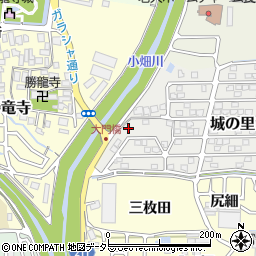 京都府長岡京市城の里24-14周辺の地図
