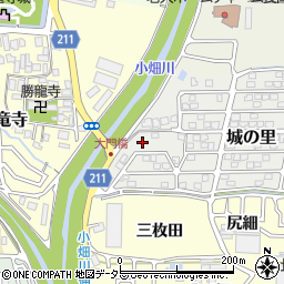 京都府長岡京市城の里24-1周辺の地図