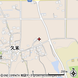 兵庫県加東市久米433周辺の地図