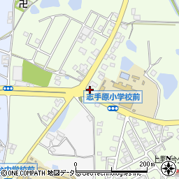 兵庫県三田市志手原881-7周辺の地図