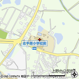 兵庫県三田市志手原881周辺の地図