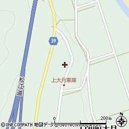 広島県庄原市口和町大月330周辺の地図