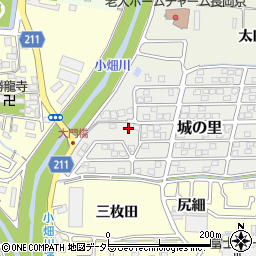 京都府長岡京市城の里24-6周辺の地図