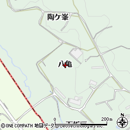 愛知県知多郡阿久比町植大八亀周辺の地図