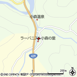 岡山県加賀郡吉備中央町小森68周辺の地図