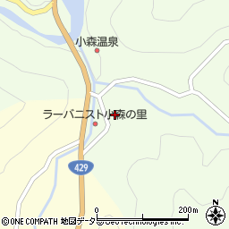 岡山県加賀郡吉備中央町小森75-3周辺の地図