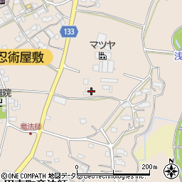 滋賀県甲賀市甲南町竜法師813周辺の地図