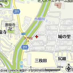 京都府長岡京市城の里24-13周辺の地図