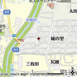 京都府長岡京市城の里24-8周辺の地図
