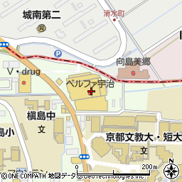 ＴＯＫＵＹＡベルファ　宇治店周辺の地図