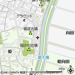 愛知県安城市東町大塚周辺の地図