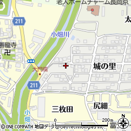 京都府長岡京市城の里24-26周辺の地図
