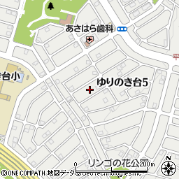 兵庫県三田市ゆりのき台5丁目22周辺の地図