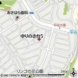 兵庫県三田市ゆりのき台5丁目19周辺の地図