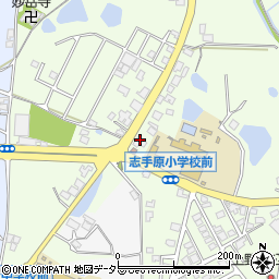 兵庫県三田市志手原882-12周辺の地図