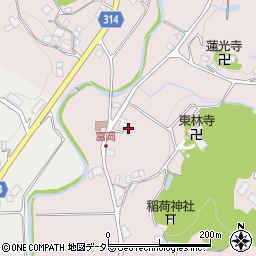 兵庫県三木市吉川町冨岡1790周辺の地図