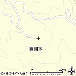 岡山県加賀郡吉備中央町豊岡下380周辺の地図