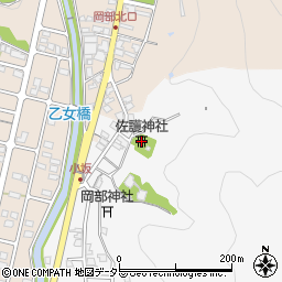 佐護神社周辺の地図