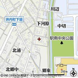愛知県岡崎市井内町下河原25周辺の地図