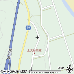 広島県庄原市口和町大月293周辺の地図