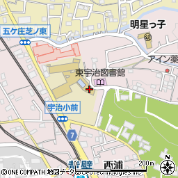 京都府宇治市五ケ庄三番割27周辺の地図