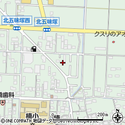 三重県四日市市楠町北五味塚2013周辺の地図