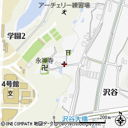 兵庫県三田市沢谷153周辺の地図