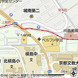 アプローチ　京都店周辺の地図
