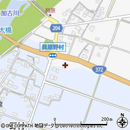兵庫県加東市貝原66周辺の地図