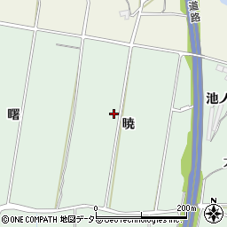 愛知県知多郡阿久比町植大暁周辺の地図