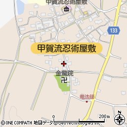 滋賀県甲賀市甲南町竜法師2231周辺の地図